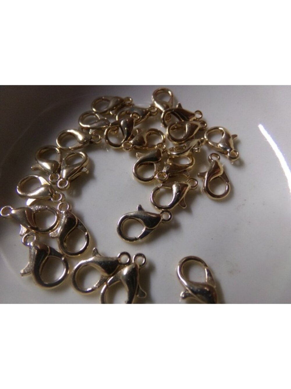 Light Gold Plated Lobster Clasps